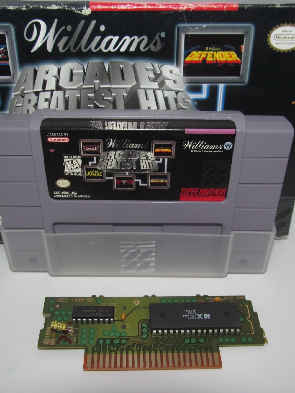 Williams Arcade's Greatest Hits Super Nintendo 1996 Complete Tested Working